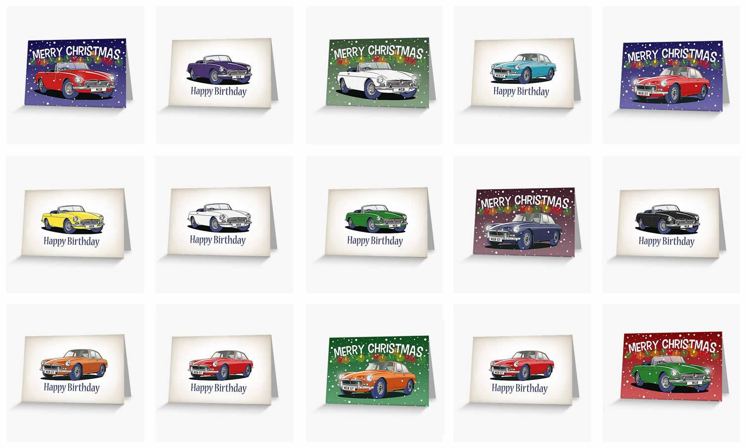 MG Christmas Card range banner